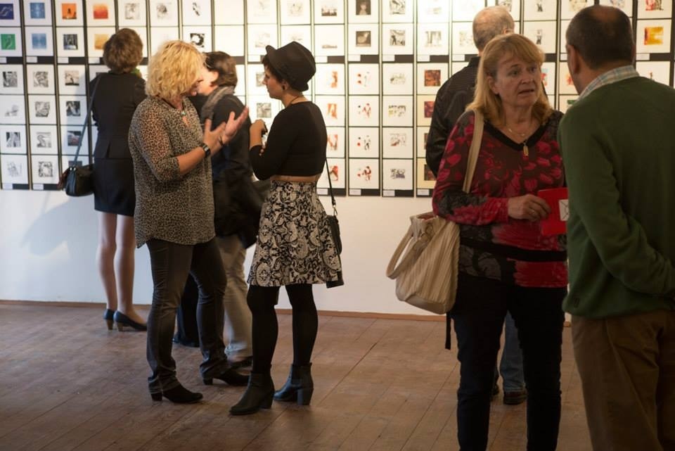 Internationales Grafikprojeckt Osterreich - Argentinien «MINIPRINT 2014» en la Galerie der BVBKünstler, Viena