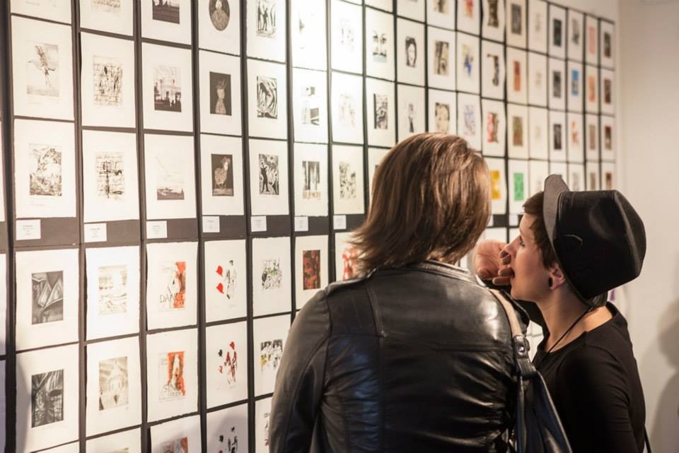 Internationales Grafikprojeckt Osterreich - Argentinien «MINIPRINT 2014» en la Galerie der BVBKünstler, Viena