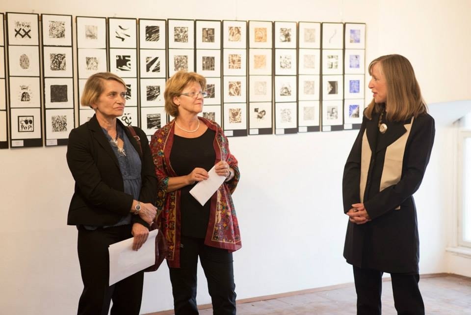 Internationales Grafikprojeckt Osterreich - Argentinien «MINIPRINT 2014» en la Galerie der BVBKünstler, Viena