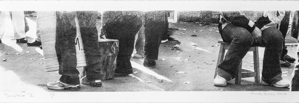 LUCIA TORRES «TERRITORIO» V – Transfer 19x56cm – Año 2007