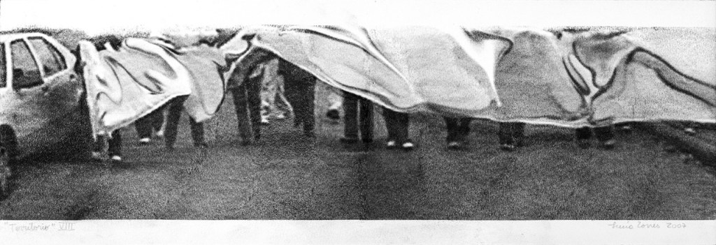 LUCIA TORRES «TERRITORIO» VIII – Transfer 19x56cm – Año 2007