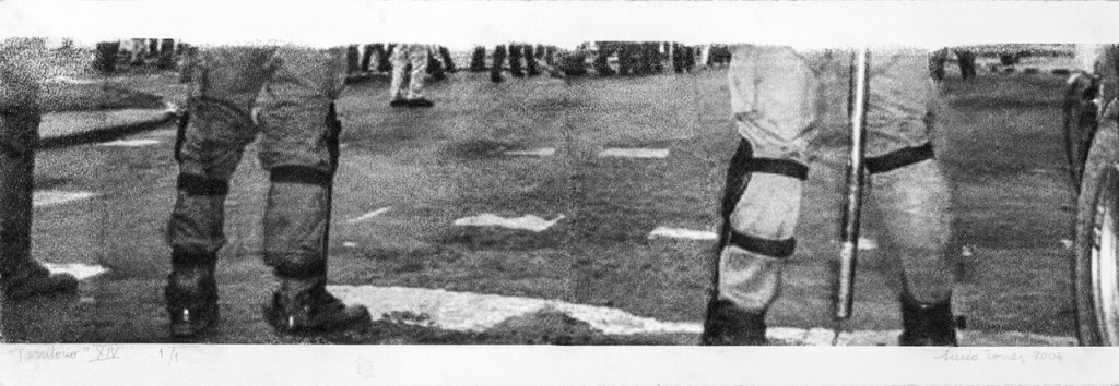 LUCIA TORRES «TERRITORIO» XIV – Transfer 19x56cm – Año 2007