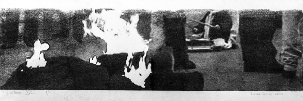 LUCIA TORRES «TERRITORIO» XVI – Transfer 19x56cm – Año 2007