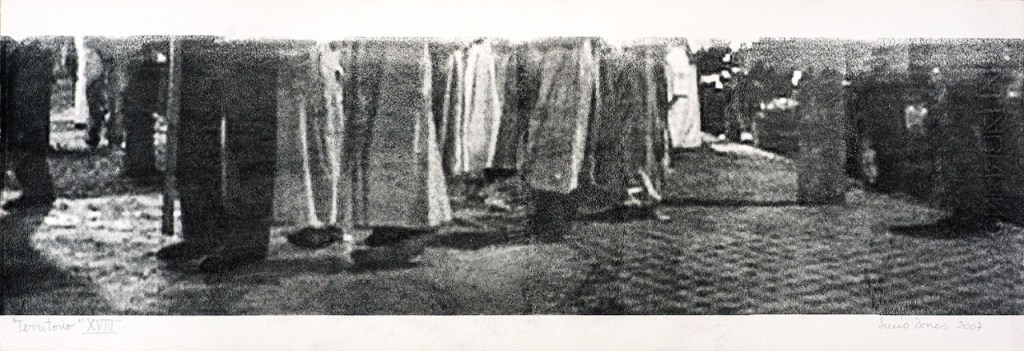 LUCIA TORRES «TERRITORIO» XVIII – Transfer 19x56cm – Año 2007