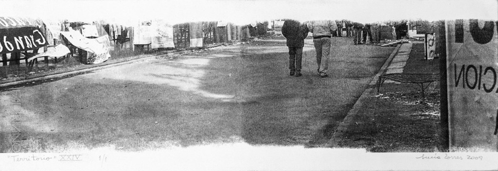 LUCIA TORRES «TERRITORIO» XXIV – Transfer 19x56cm – Año 2010