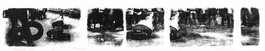 LUCIA TORRES «TERRITORIO» XXXI – Litografía 19x100cm – Año 2011