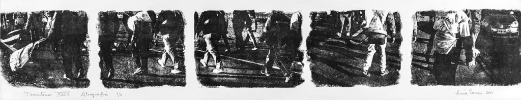 LUCIA TORRES «TERRITORIO» XXXII – Alugrafía 19x100cm – Año 2011