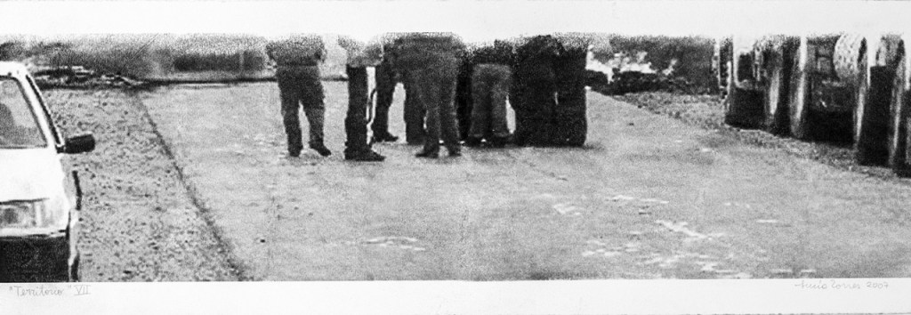 LUCIA TORRES «TERRITORIO» VII – Transfer, 19x56cm - Año 2007